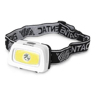 Entac LED fejl&aacute;mpa 5+3W, 3xAAA, feh&eacute;r, IP54